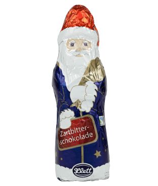 Klett 130 Gramm Zartbitter Schokoladen Weihnachtsmann